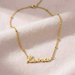 Keira Name Necklace | 18ct Gold, Silver & Vermeil | Ready to Ship