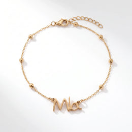 Kids' Handwriting Bracelet | Their Writing in 18ct Gold