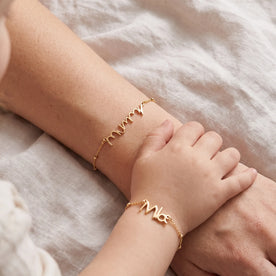 Kids' Handwriting Bracelet | Their Writing in 18ct Gold