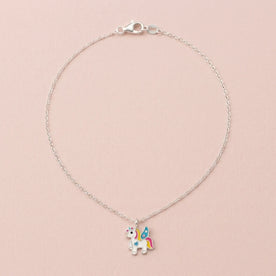 Unicorn Necklace for Kids – Sterling Silver Pendant with Crystals – Magical Children’s Jewellery