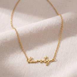 Kirsty Name Necklace | 18ct Gold, Silver & Vermeil | Ready to Ship