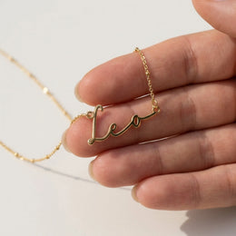 Leo Name Necklace | 18ct Gold, Silver & Vermeil | Ready to Ship