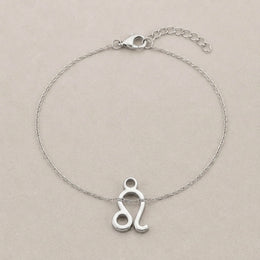 Leo Zodiac Bracelet | Star Sign Charm, Gold & Silver
