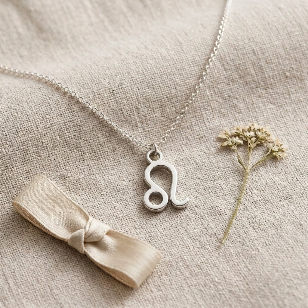 Leo Zodiac Necklace | Star Sign Pendant, Gold & Silver