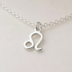 Leo Zodiac Necklace | Star Sign Pendant, Gold & Silver