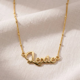 Lexie Name Necklace | 18ct Gold, Silver & Vermeil | Ready to Ship