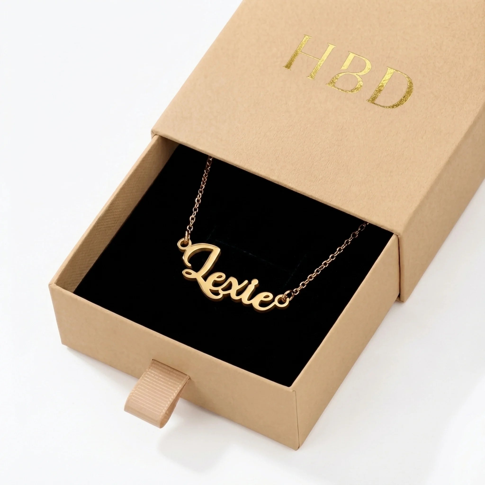Lexie Name Necklace | 18ct Gold, Silver & Vermeil | Ready to Ship