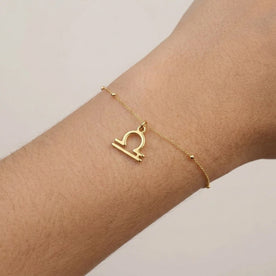 Libra Zodiac Bracelet | Star Sign Charm, Gold & Silver