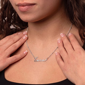 Luca Name Necklace | 18ct Gold, Silver & Vermeil | Ready to Ship