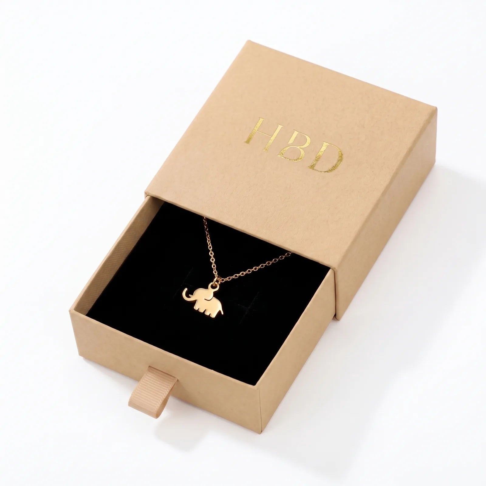 Lucky Elephant Charm Necklace & Bracelet