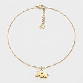 Lucky Elephant Charm Necklace & Bracelet