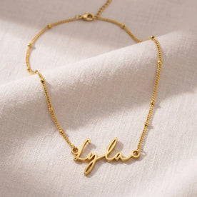Lyla Name Necklace | 18ct Gold, Silver & Vermeil | Ready to Ship