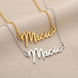 Macie Name Necklace | 18ct Gold, Silver & Vermeil | Ready to Ship