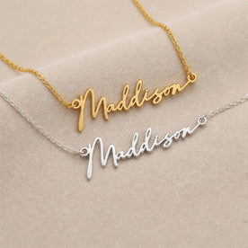 Maddison Name Necklace | 18ct Gold, Silver & Vermeil | Ready to Ship