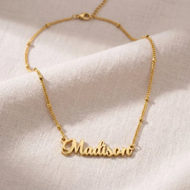 Madison Name Necklace | 18ct Gold, Silver & Vermeil | Ready to Ship