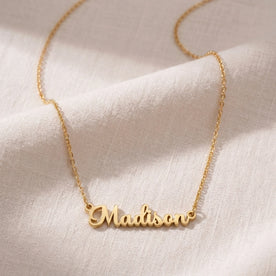 Madison Name Necklace | 18ct Gold, Silver & Vermeil | Ready to Ship