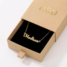 Madison Name Necklace | 18ct Gold, Silver & Vermeil | Ready to Ship