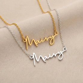 Maisie Name Necklace | 18ct Gold, Silver & Vermeil | Ready to Ship