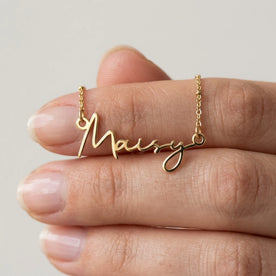 Maisie Name Necklace | 18ct Gold, Silver & Vermeil | Ready to Ship