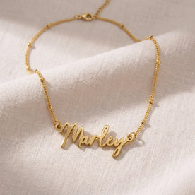 Marley Name Necklace | 18ct Gold, Silver & Vermeil | Ready to Ship