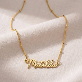 Matilda Name Necklace | 18ct Gold, Silver & Vermeil | Ready to Ship