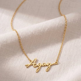 Megan Name Necklace | 18ct Gold, Silver & Vermeil | Ready to Ship