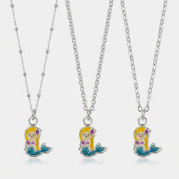 Mermaid Charm Necklace & Bracelet