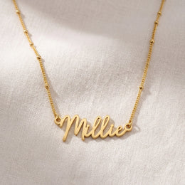 Millie Name Necklace | 18ct Gold, Silver & Vermeil | Ready to Ship