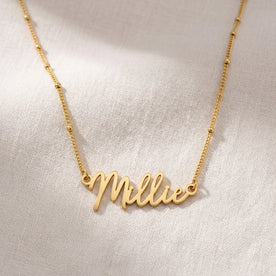 Millie Name Necklace | 18ct Gold, Silver & Vermeil | Ready to Ship