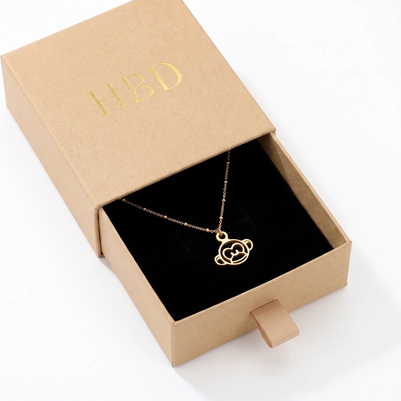 Monkey Charm Necklace & Bracelet