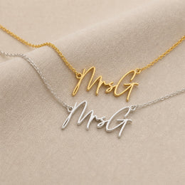 MrsG Name Necklace