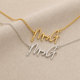 MrsG Name Necklace