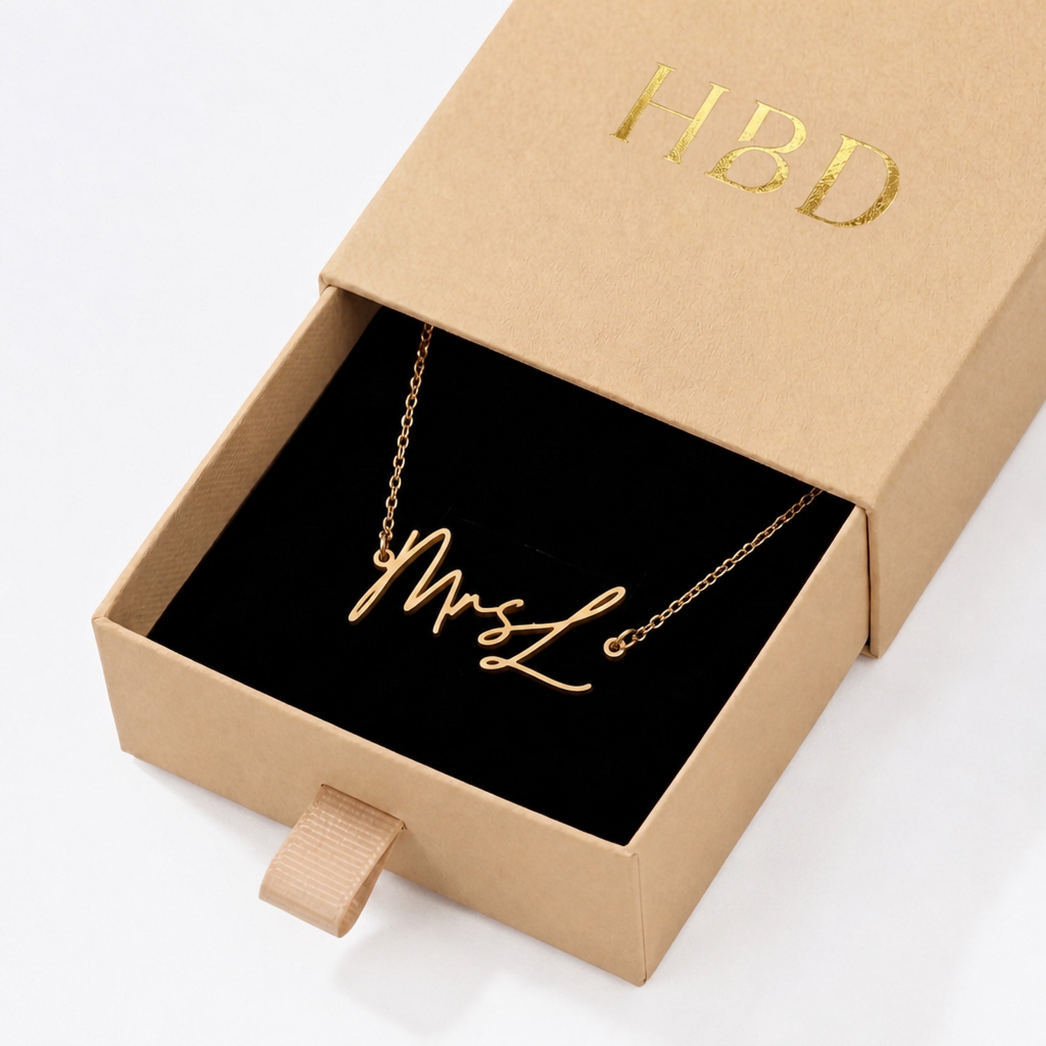 Collana con il nome della signora L.