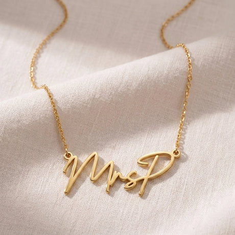 MrsP Name Necklace