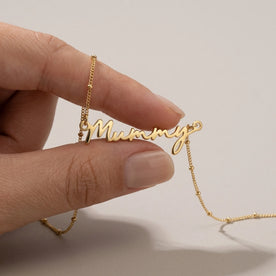 Mummy Name Necklace | 18ct Gold, Silver & Vermeil | Ready to Ship