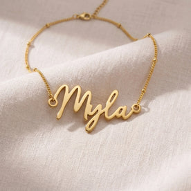 Myla Name Necklace | 18ct Gold, Silver & Vermeil | Ready to Ship
