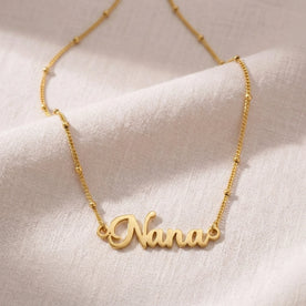 Nana Name Necklace | 18ct Gold, Silver & Vermeil | Ready to Ship