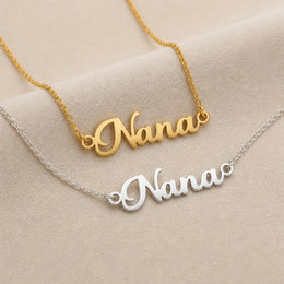 Nana Name Necklace | 18ct Gold, Silver & Vermeil | Ready to Ship