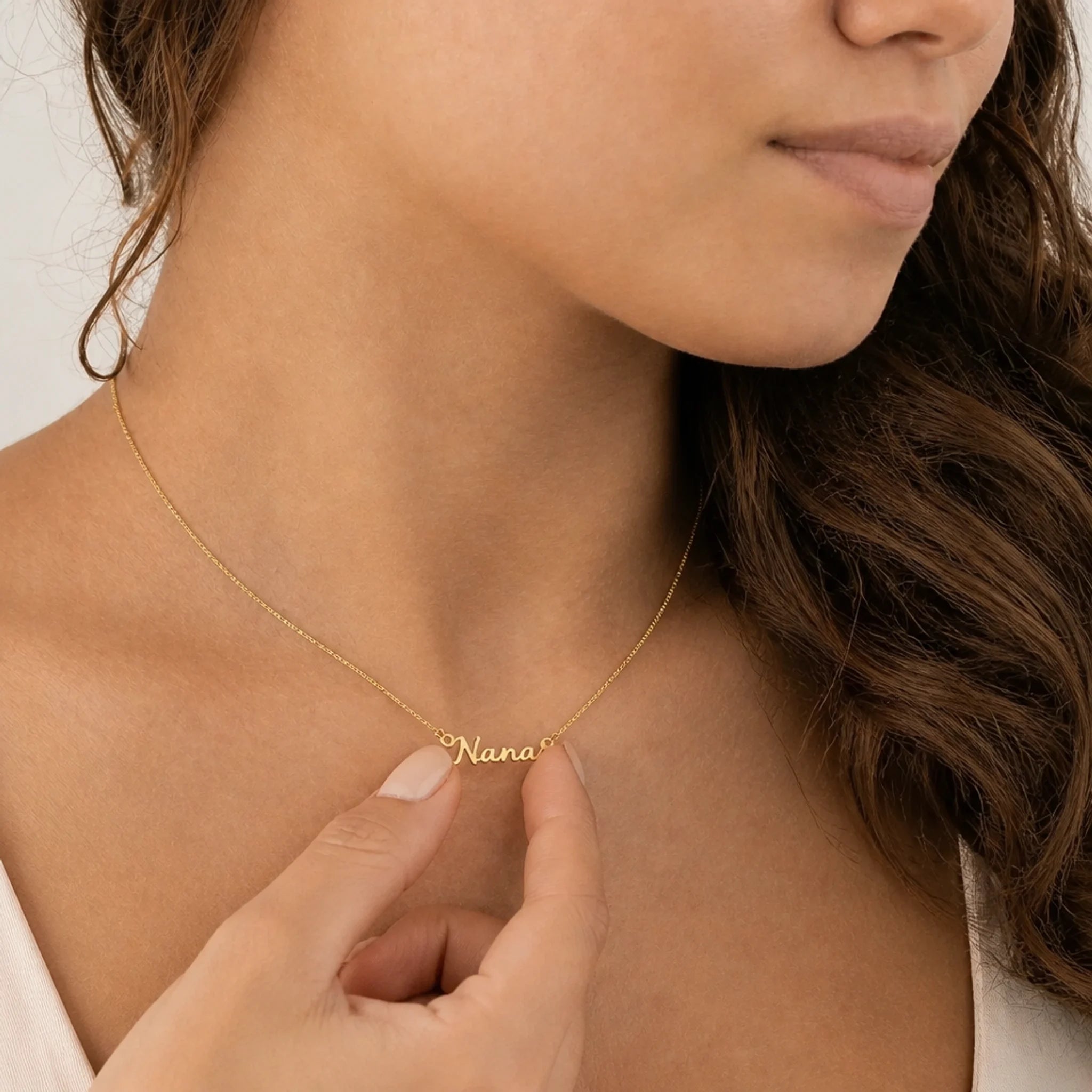 Nana Name Necklace | 18ct Gold, Silver & Vermeil | Ready to Ship