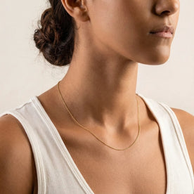 Anchor Chain Necklace in 18ct Gold or Sterling Silver – 14" to 20" Sizes