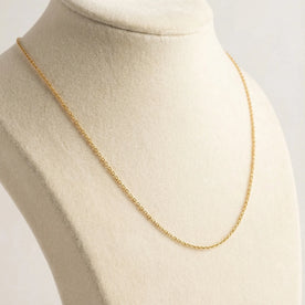 Anchor Chain Necklace in 18ct Gold or Sterling Silver – 14" to 20" Sizes