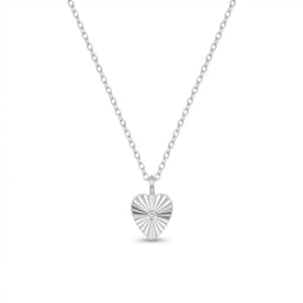 Crystal Cut Heart Necklace