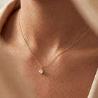 Necklace Cubic Zirconia Birthstone Necklace HBD