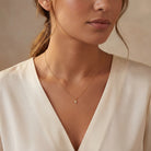 Necklace Cubic Zirconia Star Necklace HBD