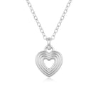 Necklace Cut Out Heart Necklace HBD Cut Out Heart Necklace