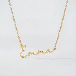 Emma Name Necklace | 18ct Gold, Silver & Vermeil | Ready to Ship
