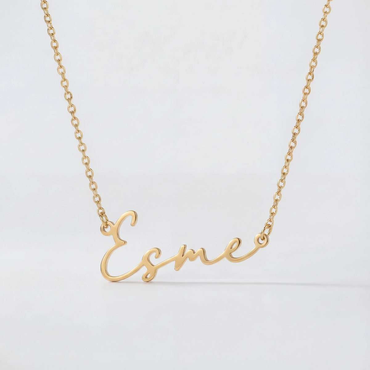 Esme Name Necklace | 18ct Gold, Silver & Vermeil | Ready to Ship