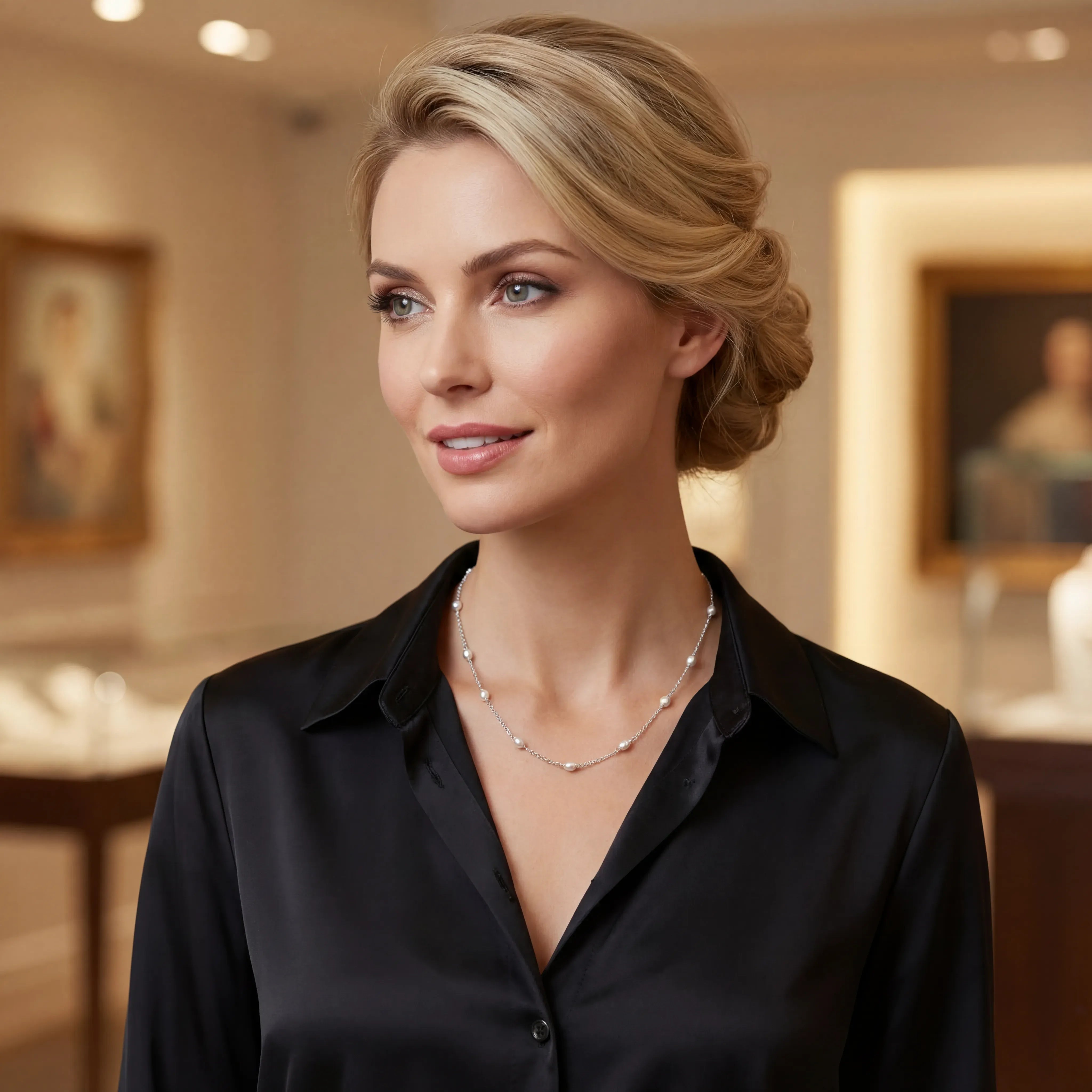 Necklace Freshwater Pearl Beaded Necklace HBD