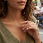 Necklace Graduation Name Necklace with Cap Charm HBD