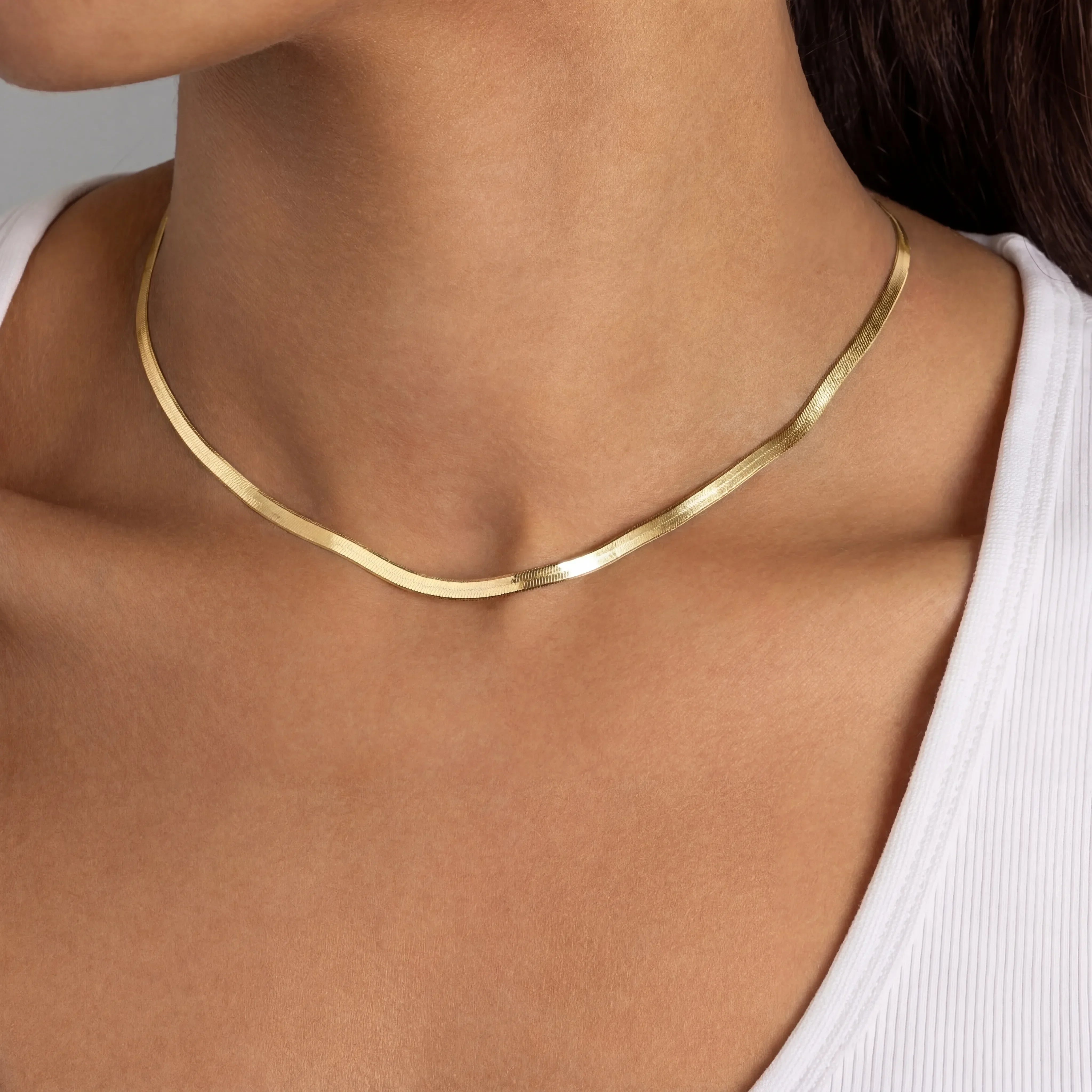 HBD Necklace Herringbone Necklace